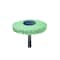 Dedeco Sunburst Radial Bristle Discs 2 in Curved Tc 6-Ply Lt Green 1 Micron A/O 1/4 in 1/Unit 1812 - alternate 1